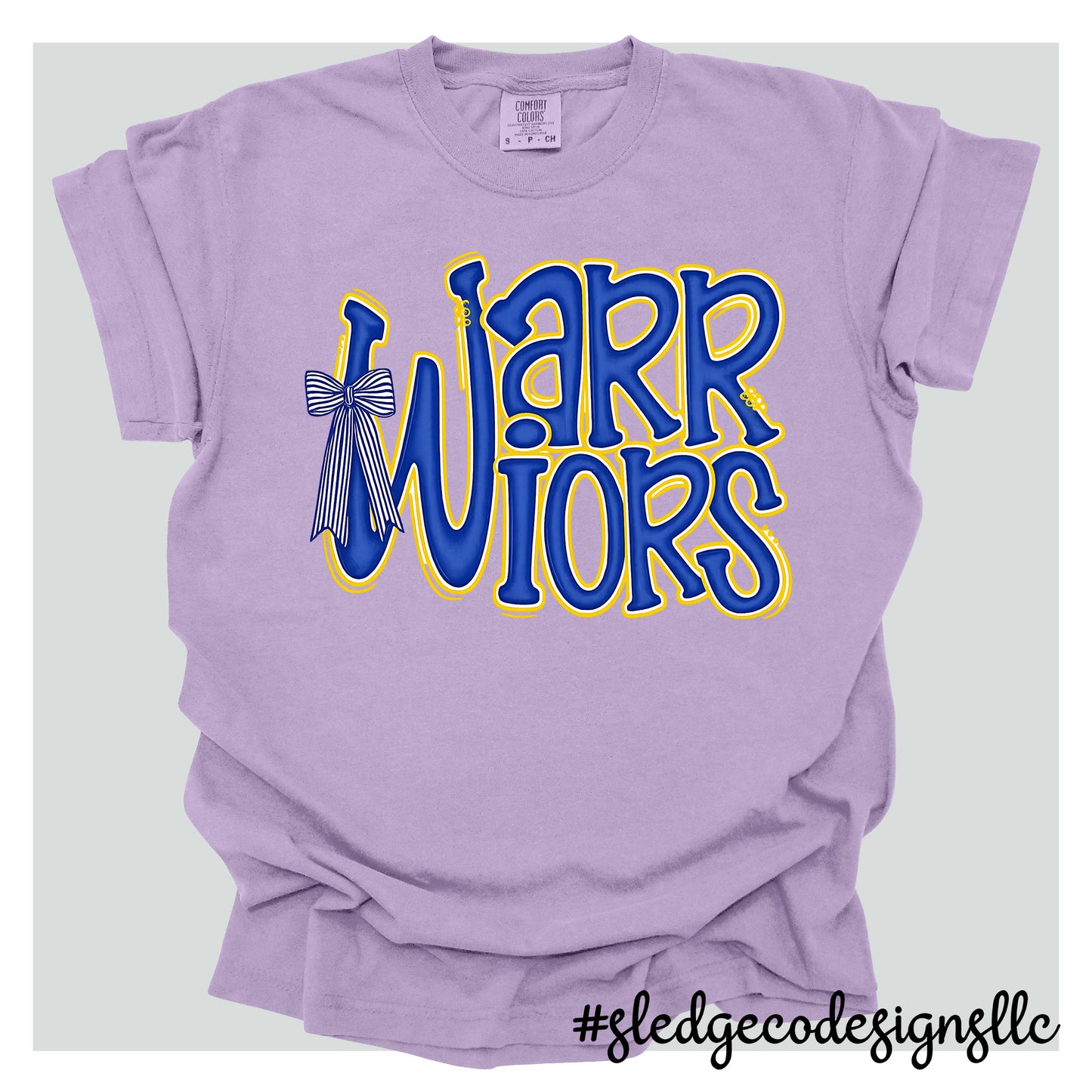 WARRIORS STACKED DOODLE | CUSTOM UNISEX TSHIRT