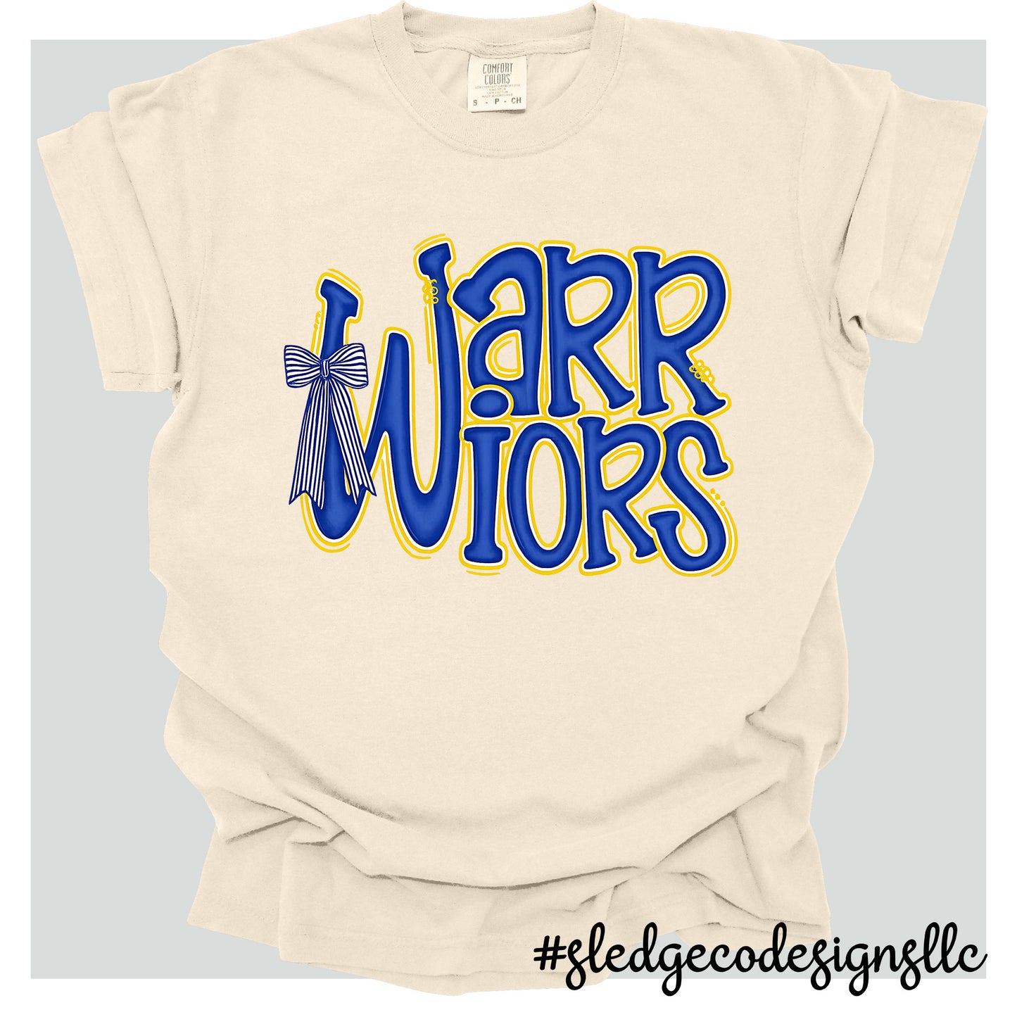 WARRIORS STACKED DOODLE | CUSTOM UNISEX TSHIRT