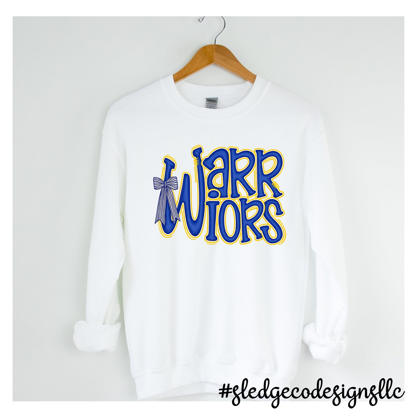 WARRIORS STACKED DOODLE | UNISEX SWEATSHIRT