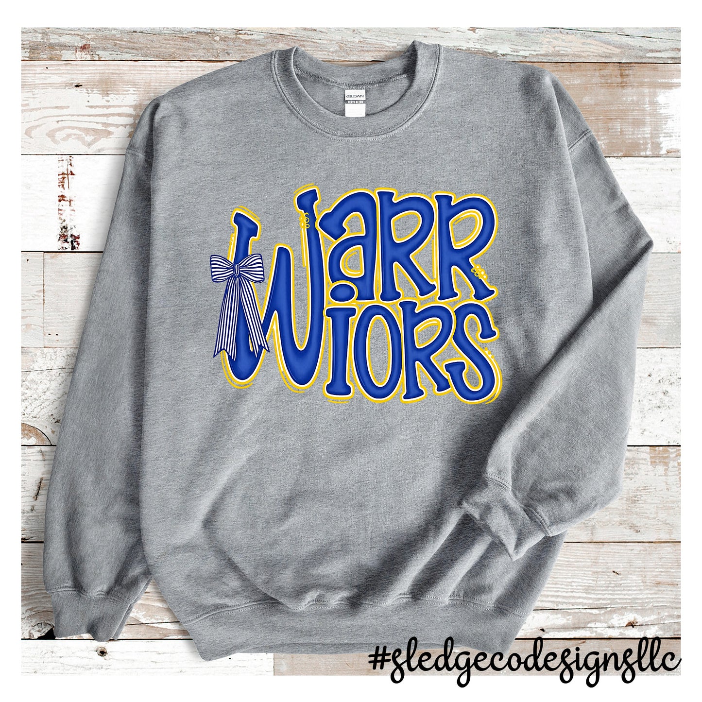 WARRIORS STACKED DOODLE | UNISEX SWEATSHIRT