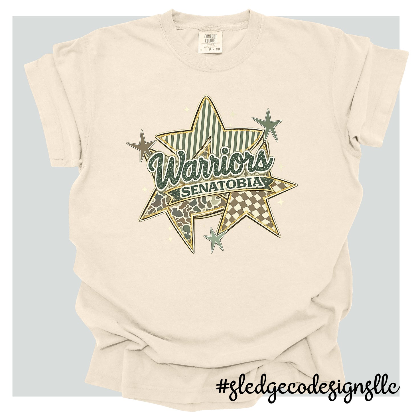 Senatobia Warriors | Vintage Star | Custom Unisex T-Shirt