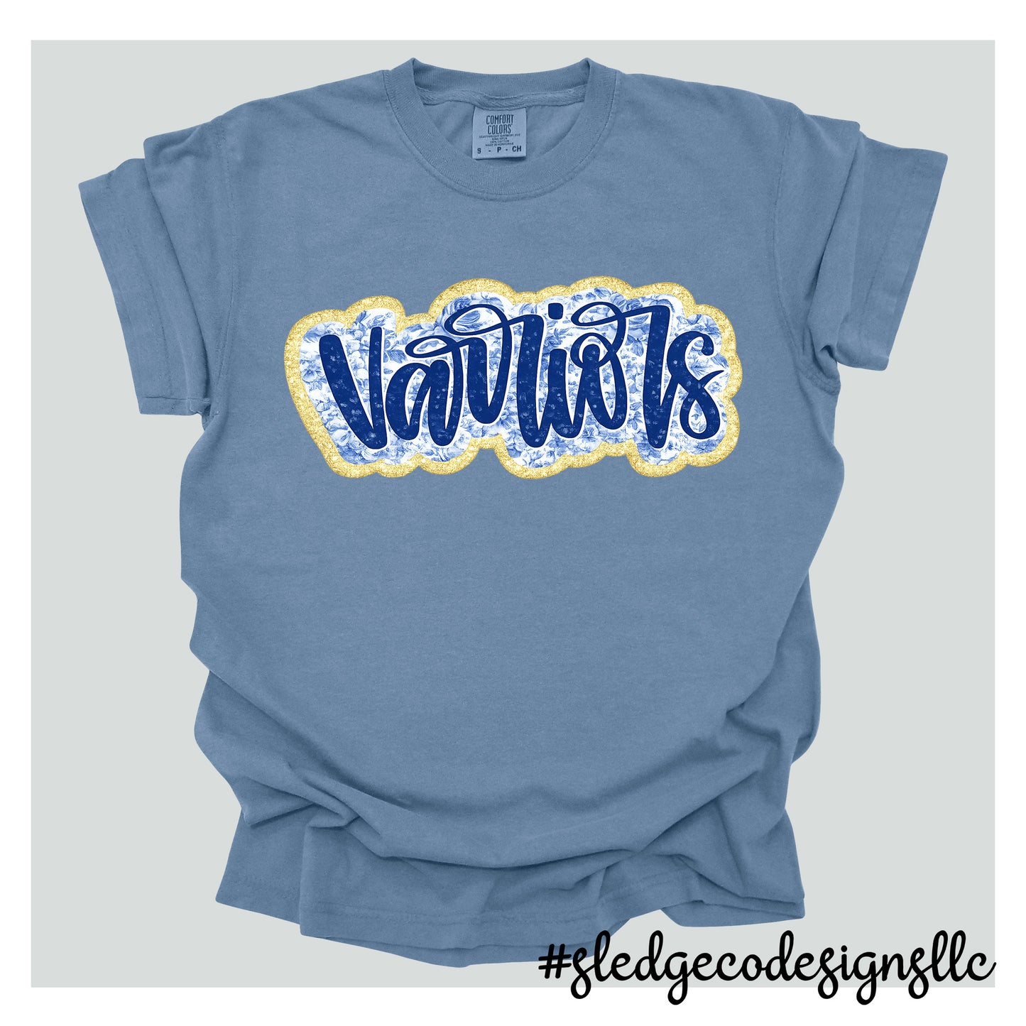 SENATOBIA WARRIORS | FLORAL GOLD  | Custom Unisex T-Shirt
