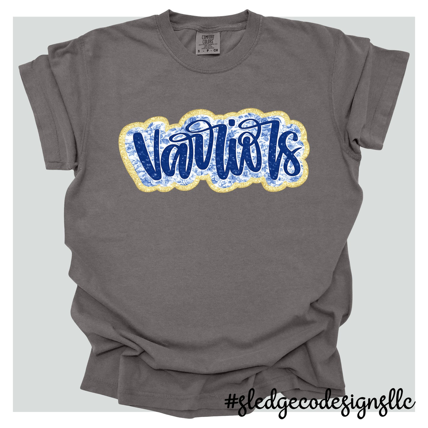 SENATOBIA WARRIORS | FLORAL GOLD  | Custom Unisex T-Shirt