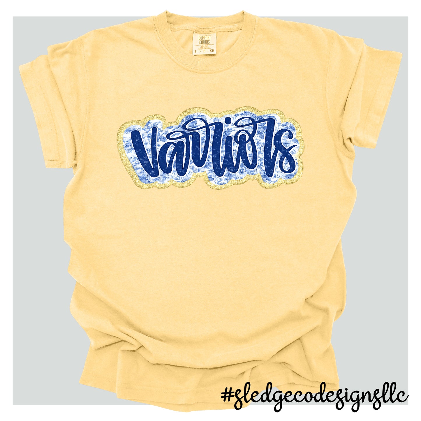 SENATOBIA WARRIORS | FLORAL GOLD  | Custom Unisex T-Shirt