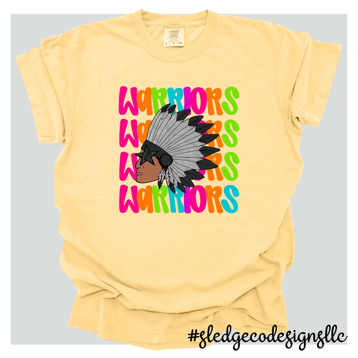 Senatobia Warriors |  NEON SPIRIT SHIRT  | Custom Unisex T-Shirt