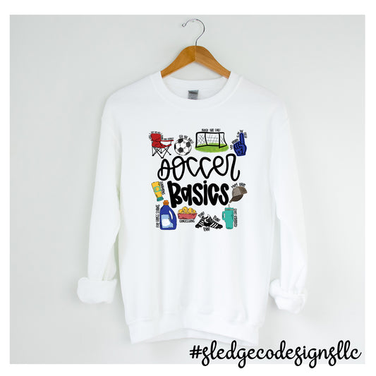 SOCCER BASICS | Custom Unisex SWEATSHIRT