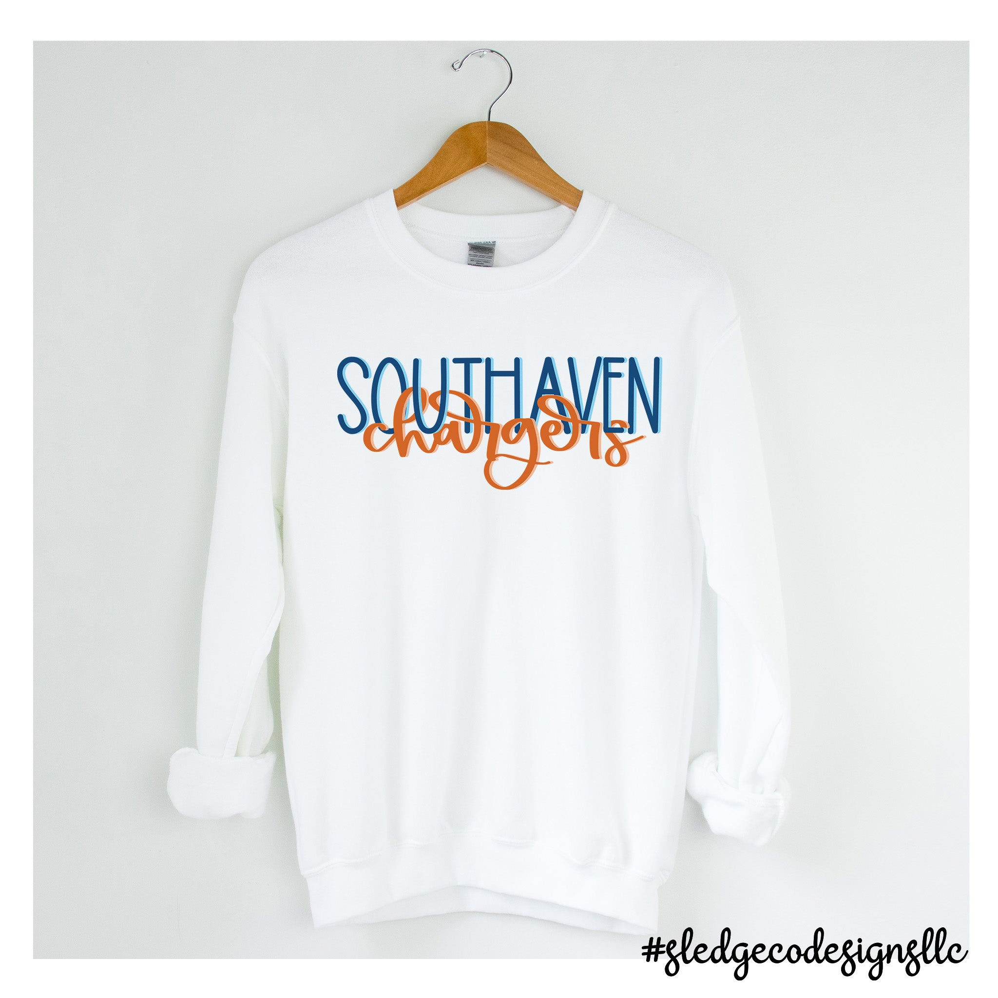 SOUTHAVEN CHARGERS CUSTOM SCHOOL TSHIRTS AND HOODIES Sledge Co