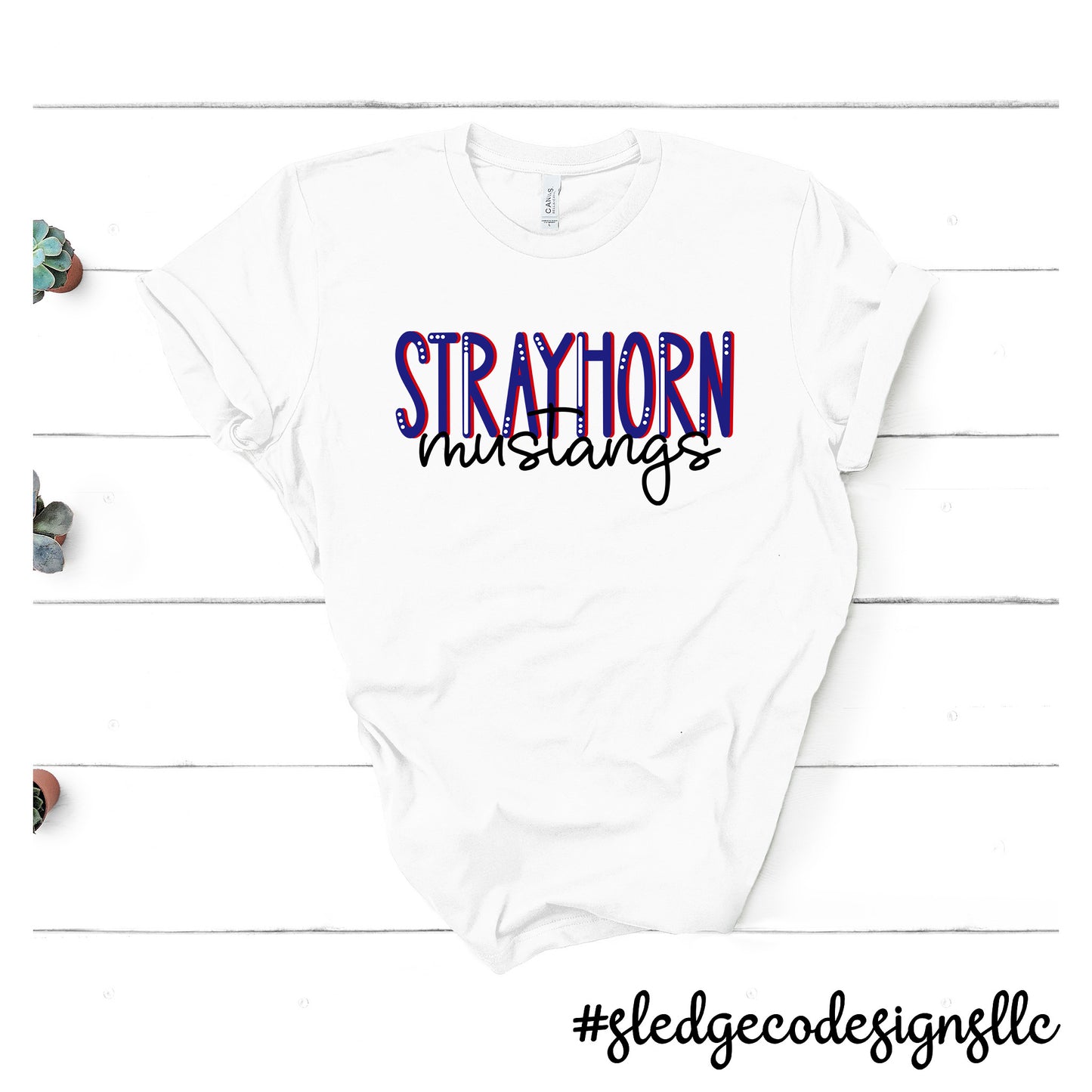 STRAYHORN MUSTANGS DUO | UNISEX TSHIRT