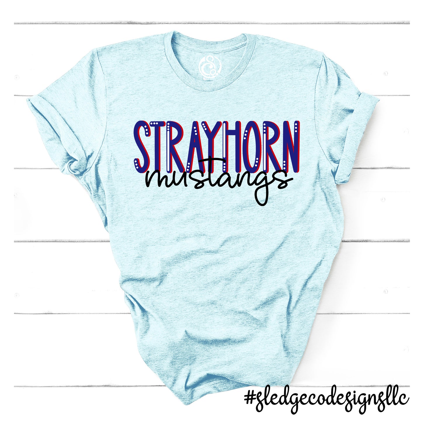 STRAYHORN MUSTANGS DUO | UNISEX TSHIRT