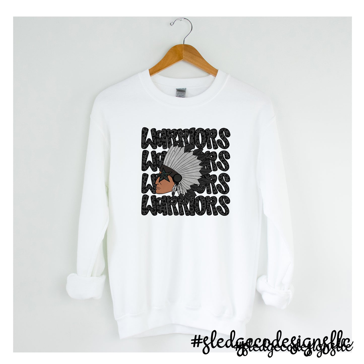 Senatobia Warriors | Vintage Repeat | Custom Unisex Sweatshirt