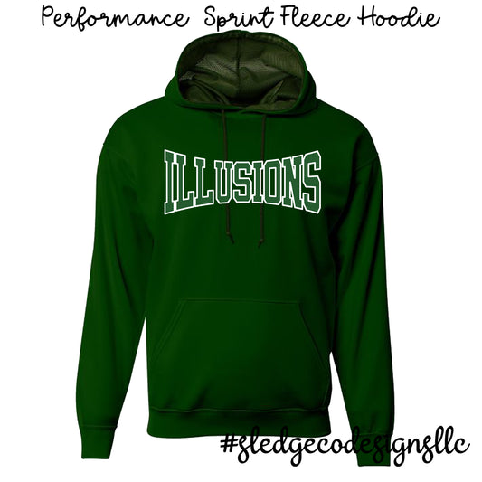 ILLUSIONS SOFTBALL | Sprint Fleece Hoodie