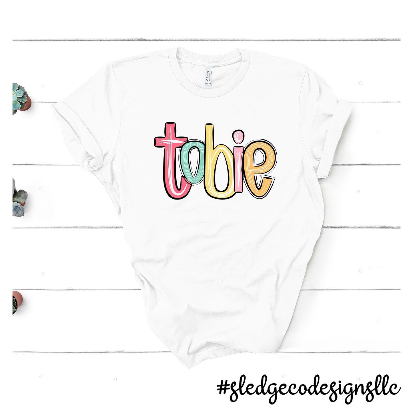 TOBIE | SKETCHED | CUSTOM UNISEX TSHIRT