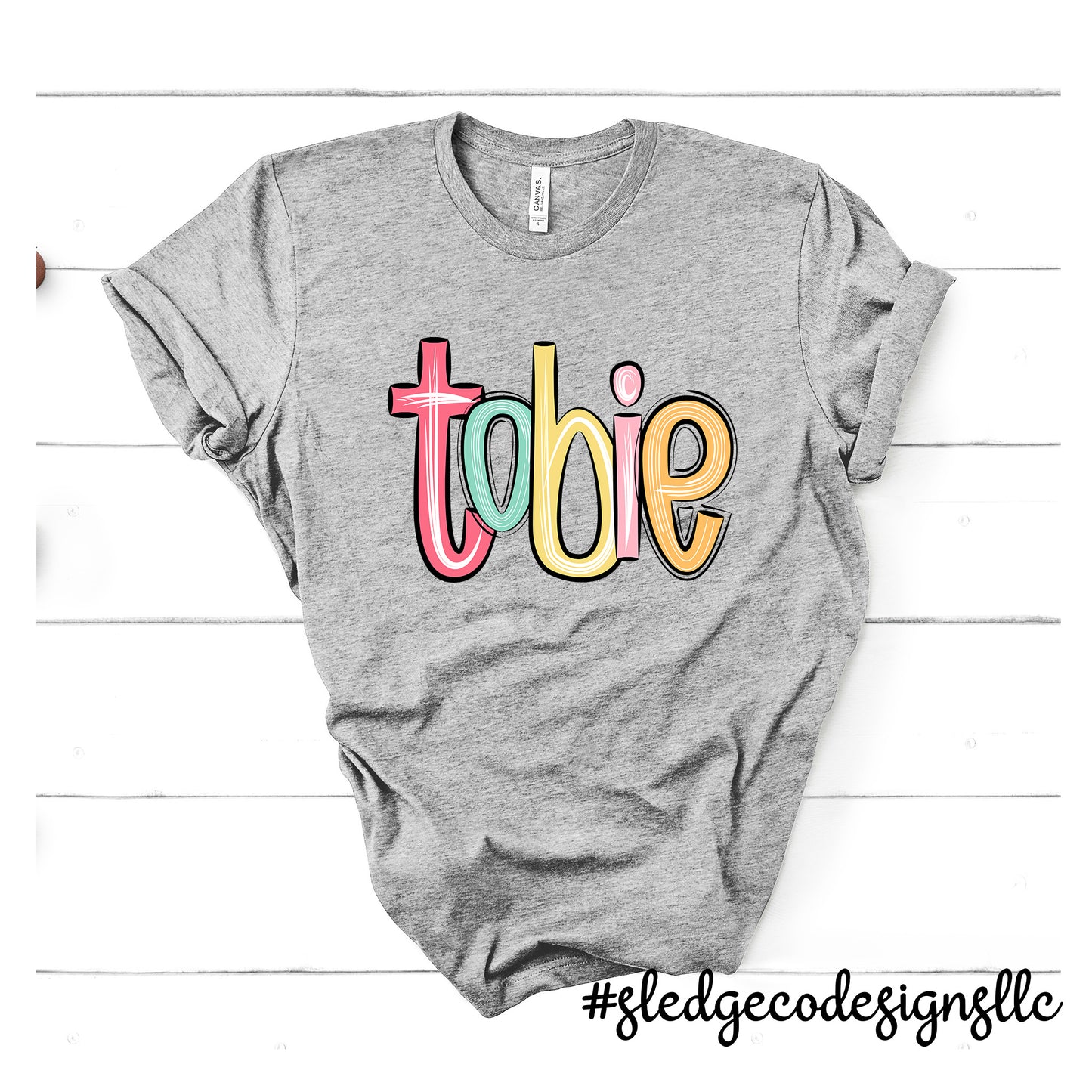 TOBIE | SKETCHED | CUSTOM UNISEX TSHIRT