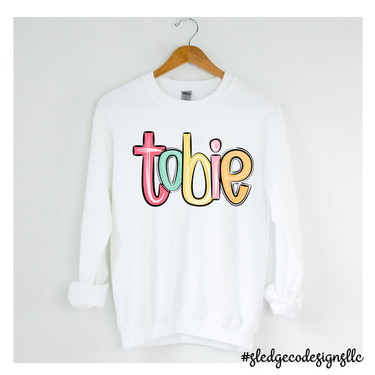 TOBIE | SKETCHED | UNISEX SWEATSHIRT