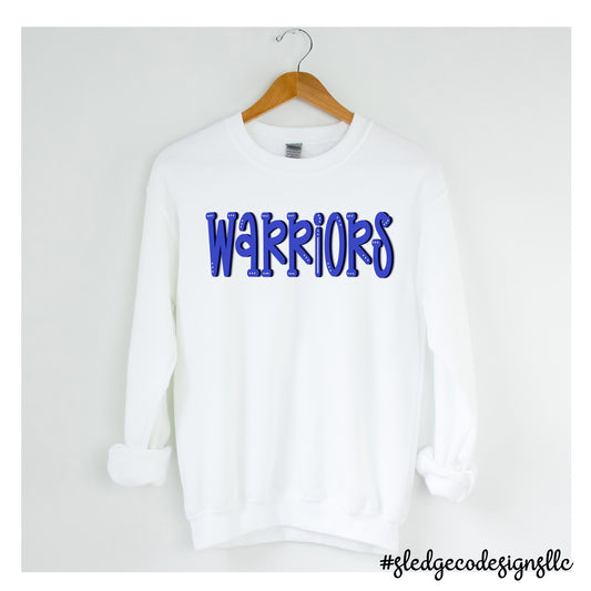 SENATOBIA WARRIORS | SADIE BLUE | UNISEX SWEATSHIRT