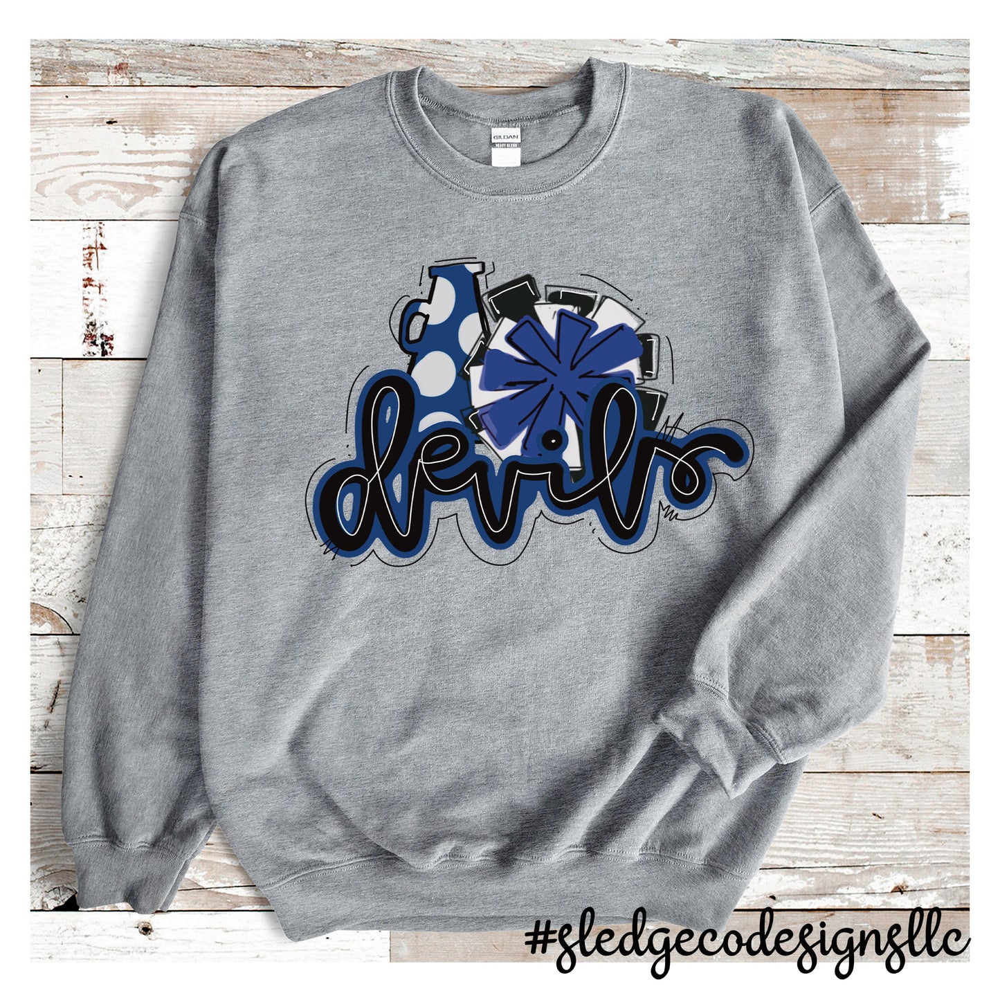 Tunica Academy Blue Devils Spirit | CUSTOM SWEATSHIRT UNISEX