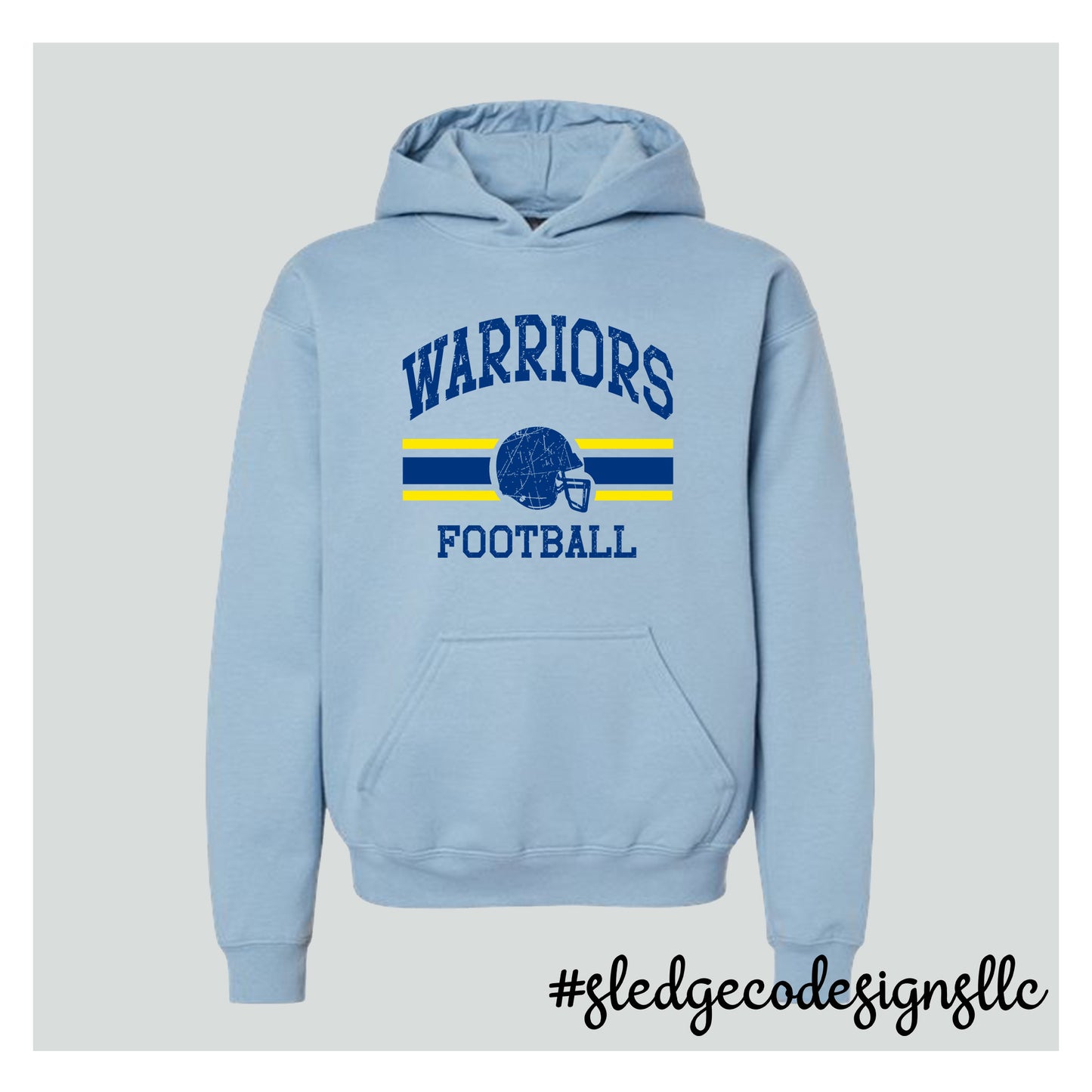 WARRIORS FOOTBALL | CUSTOM UNISEX HOODIE