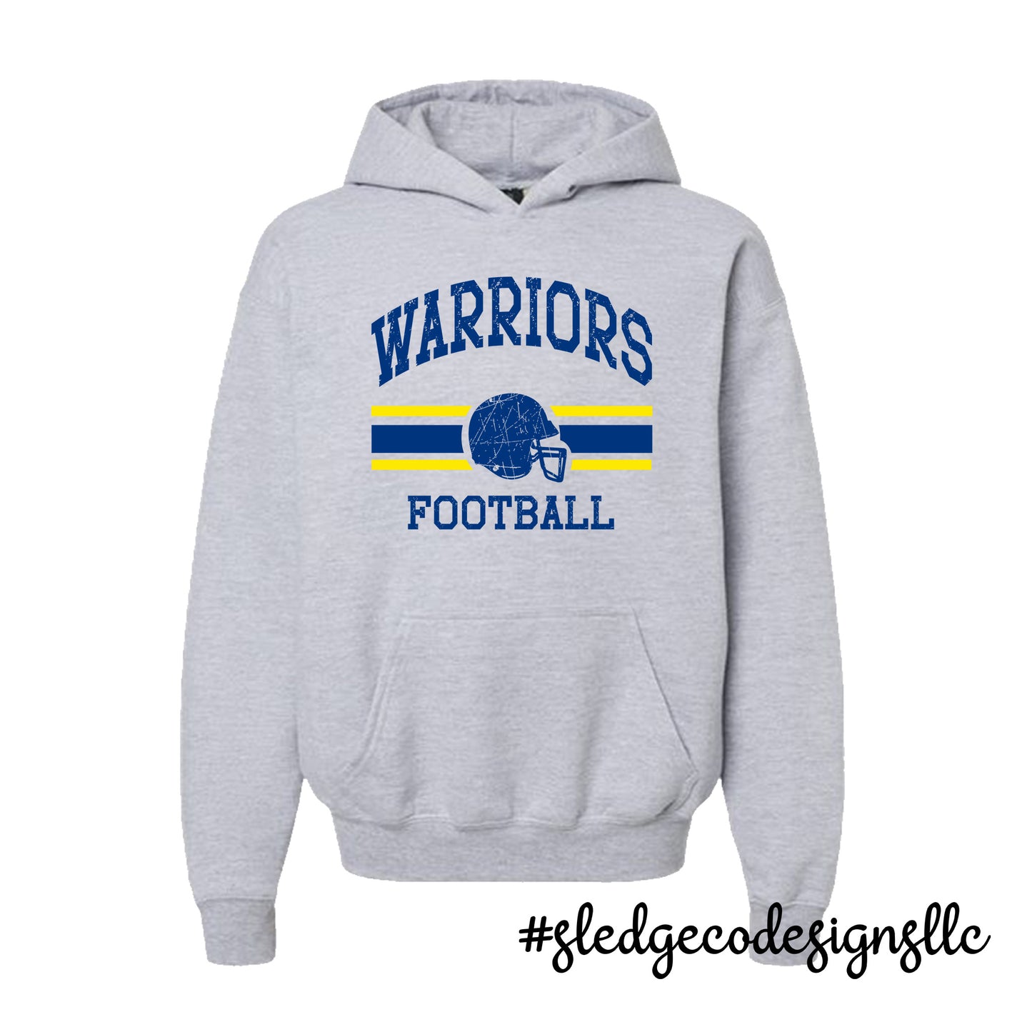 WARRIORS FOOTBALL | CUSTOM UNISEX HOODIE