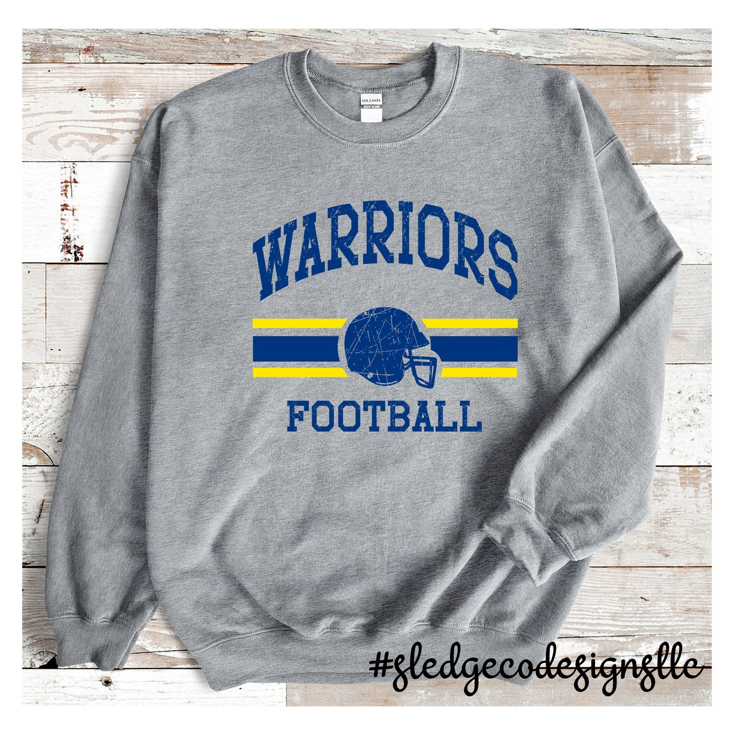 WARRIORS FOOTBALL | CUSTOM UNISEX SWEATSHIRT