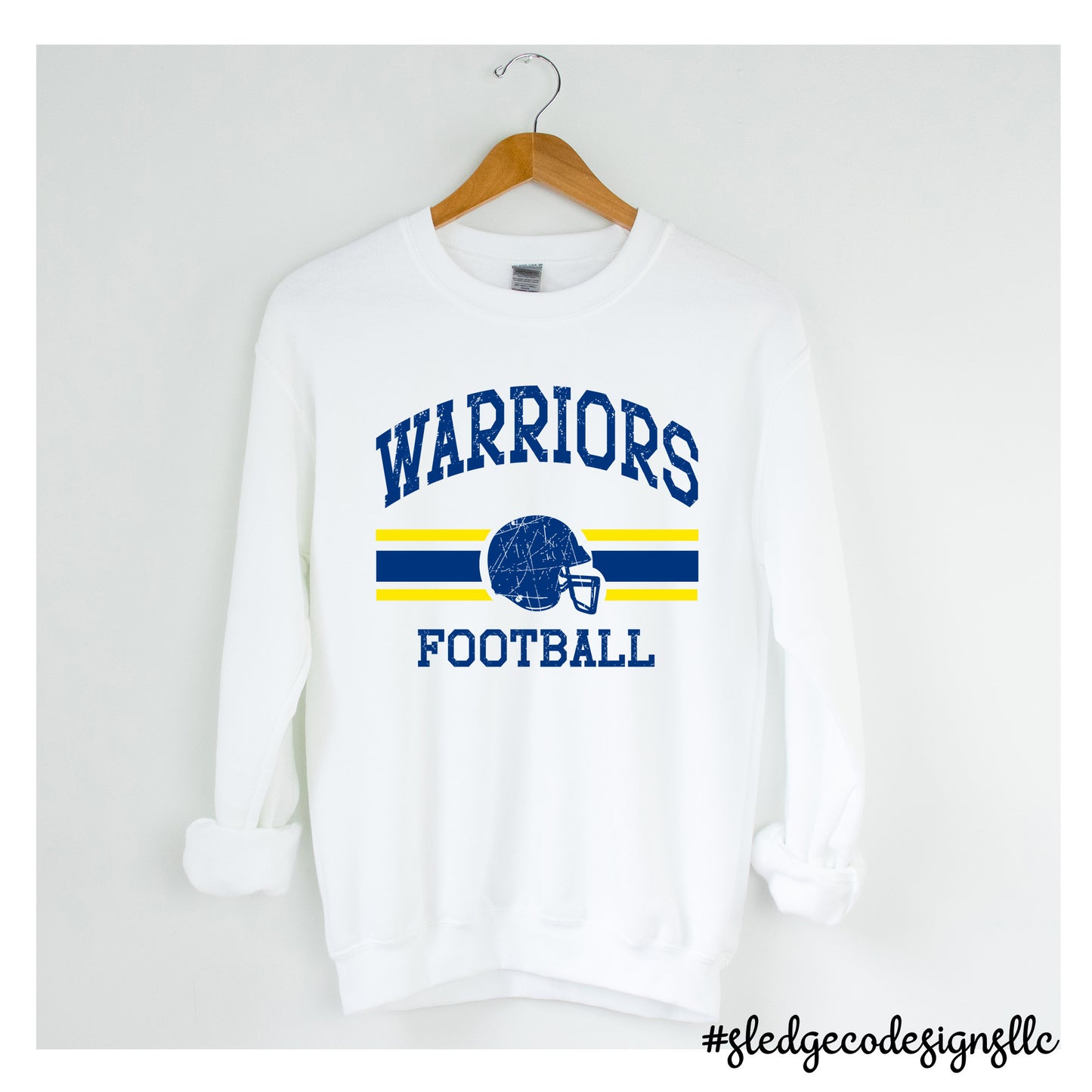 WARRIORS FOOTBALL | CUSTOM UNISEX SWEATSHIRT