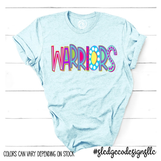 SENATOBIA WARRIORS | NEON | CUSTOM Unisex T-Shirt