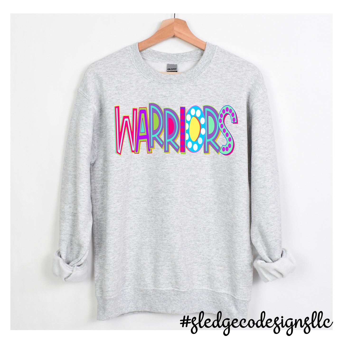 SENATOBIA WARRIORS | NEON 2 |  CUSTOM UNISEX Sweatshirt