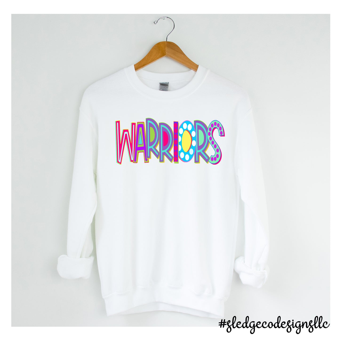 SENATOBIA WARRIORS | NEON 2 |  CUSTOM UNISEX Sweatshirt
