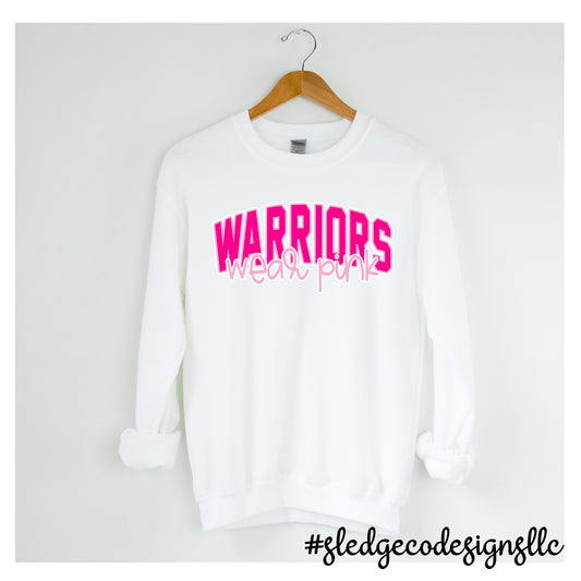 WARRIORS WEAR PINK | PINK OUT | CUSTOM UNISEX TSHIRT