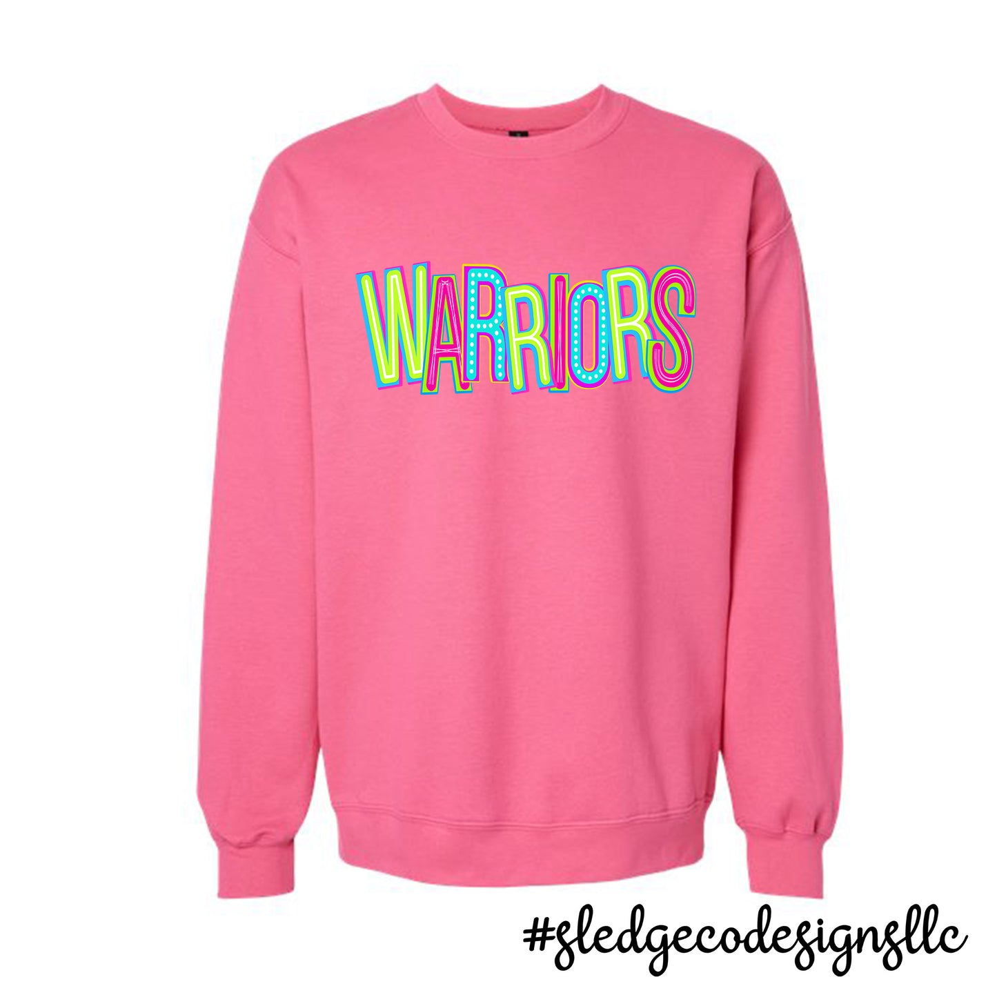 WARRIORS NEON | CUSTOM UNISEX SWEATSHIRT