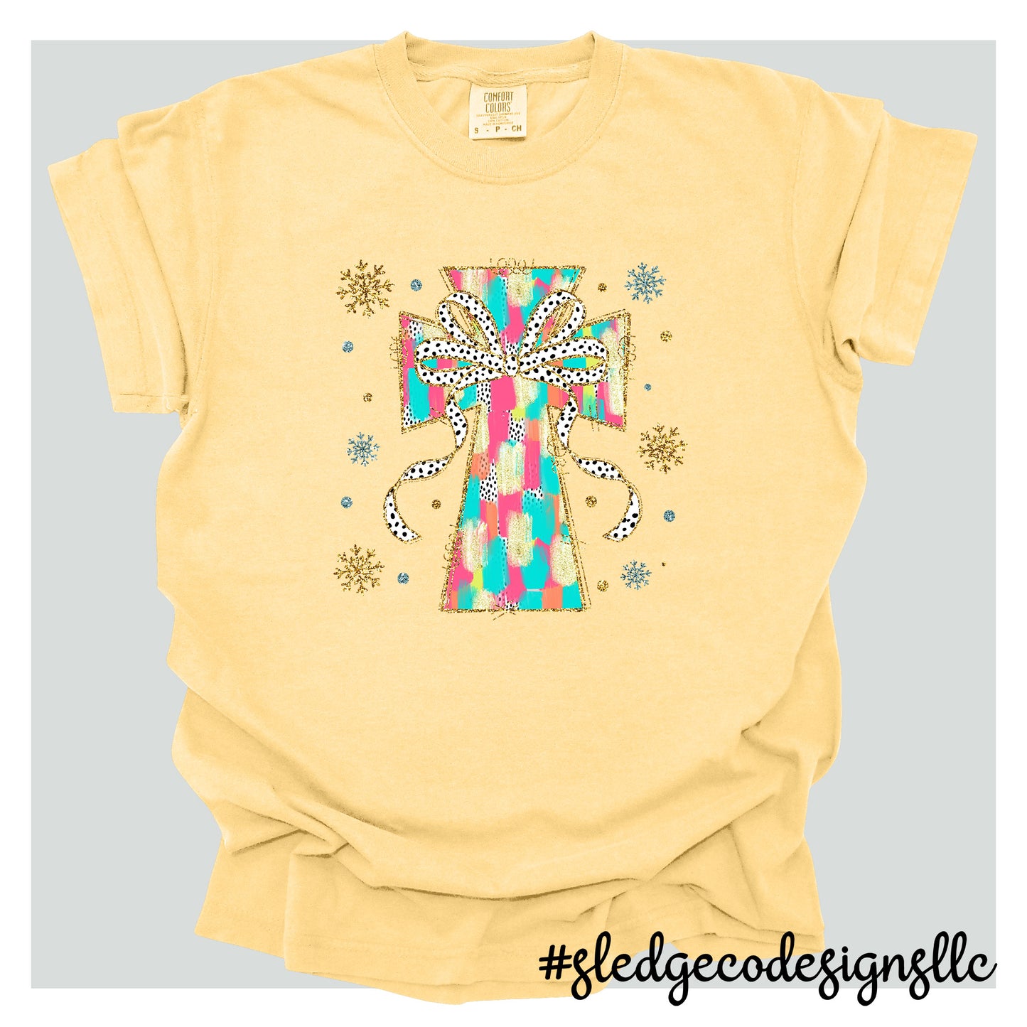 PAINTED CROSS | CHRISTMAS | Custom Unisex TSHIRT