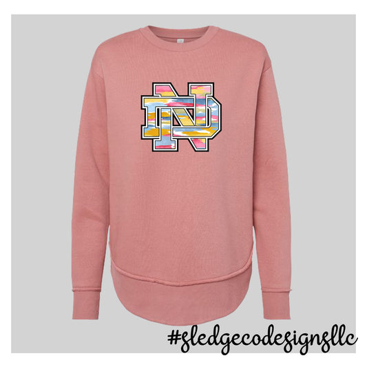 PREORDER: NORTH DELTA | ND WATERCOLOR | Women's Weekend Fleece