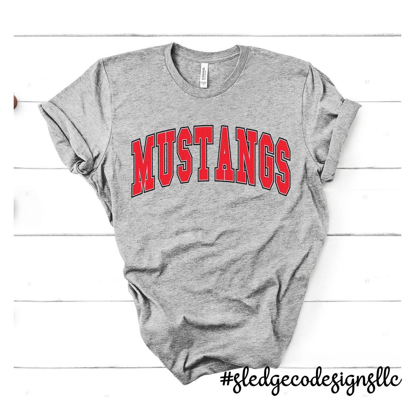 CENTER HILL MUSTANGS | COLLEGE | Custom UNISEX TSHIRT