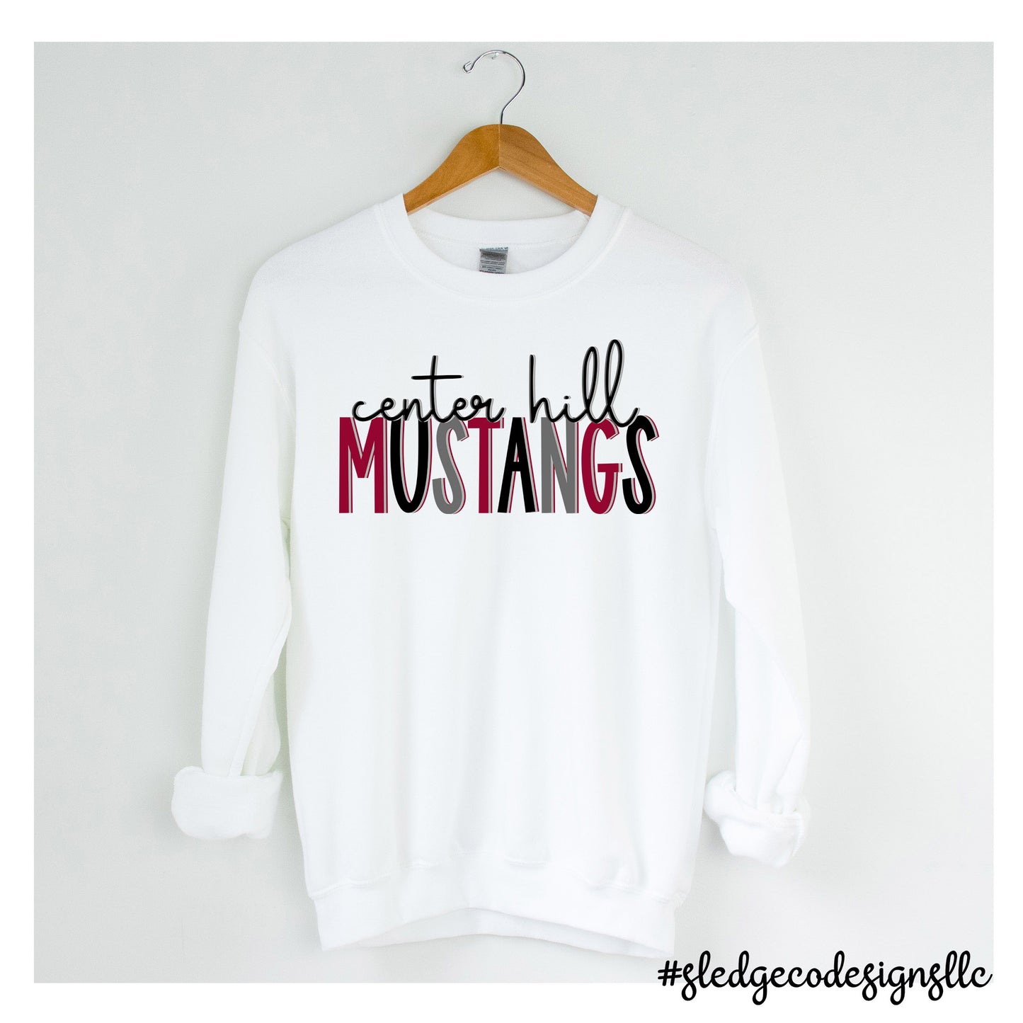 CENTER HILL MUSTANGS | NEW STACK DUO | UNISEX SWEATSHIRT