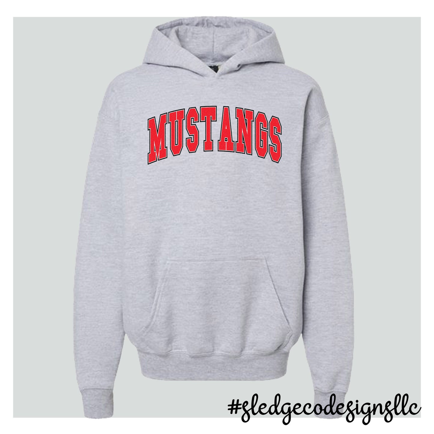 CENTER HILL MUSTANGS | COLLEGED |  UNISEX HOODIE