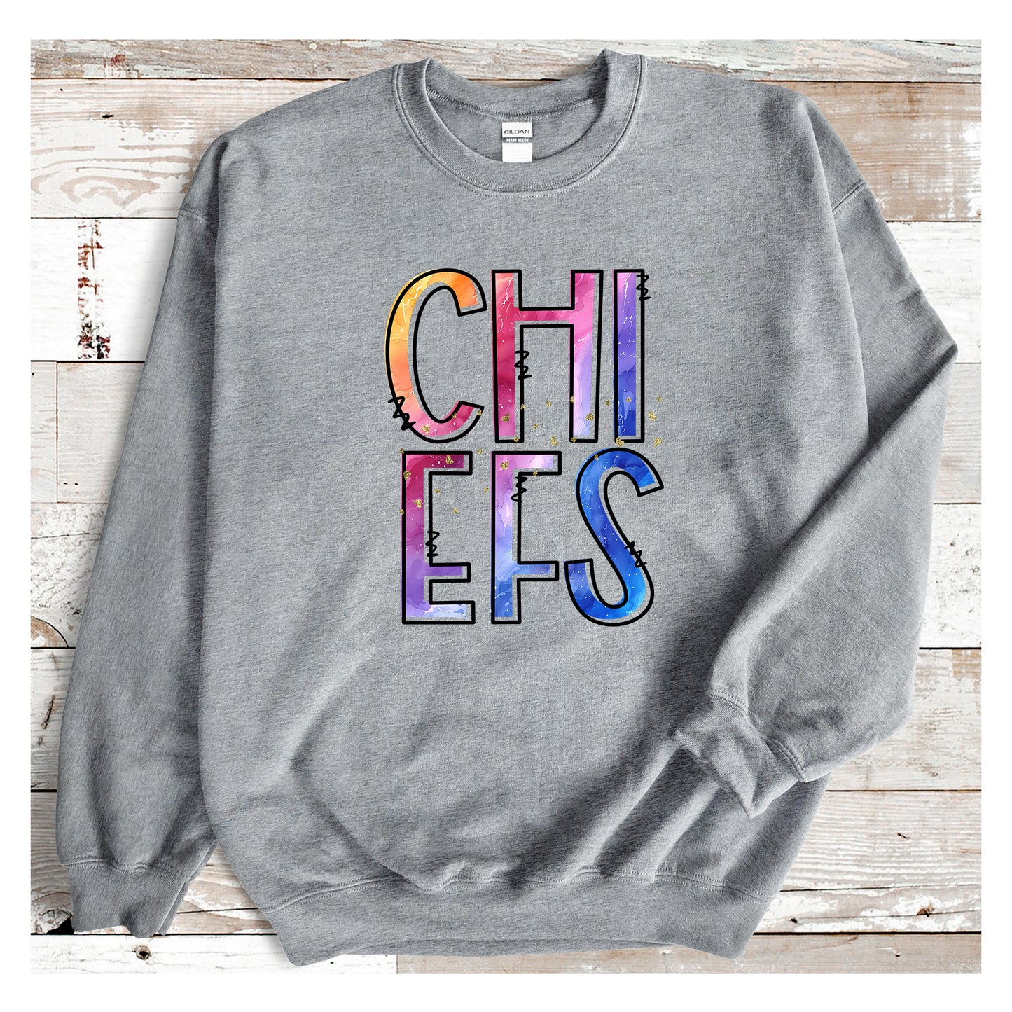 MAGNOLIA HEIGHTS CHIEFS | WATERCOLOR | UNISEX CUSTOM SWEATSHIRT