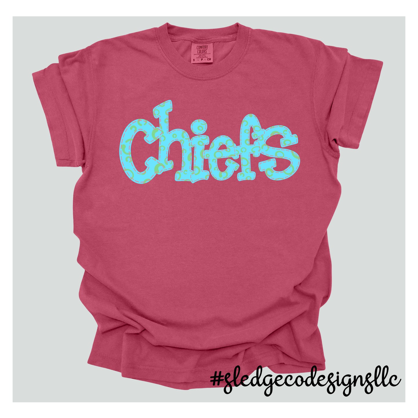 CHIEFS | FAUX APP |  MAGNOLIA HEIGHTS CHIEFS | COMFORT COLORS Custom Unisex Tshirt