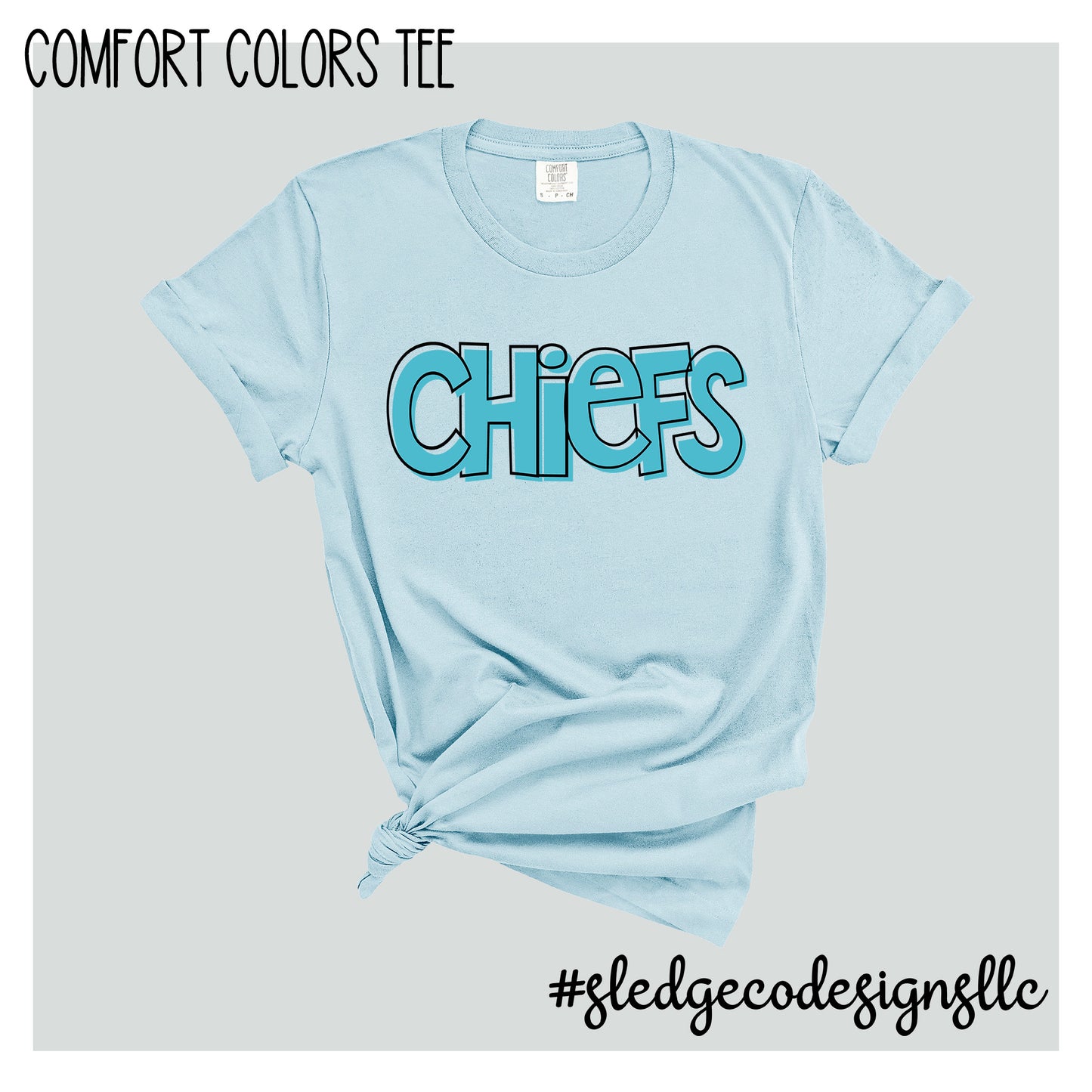 MAGNOLIA HEIGHTS CHIEFS | BLOCK | COMFORT COLORS Custom Unisex Tshirt