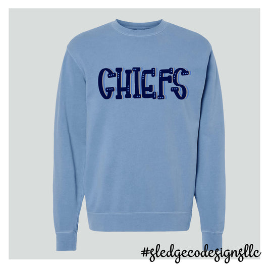 MAGNOLIA HEIGHTS CHIEFS | DRAWN | Midweight Pigment-Dyed Crewneck Sweatshirt