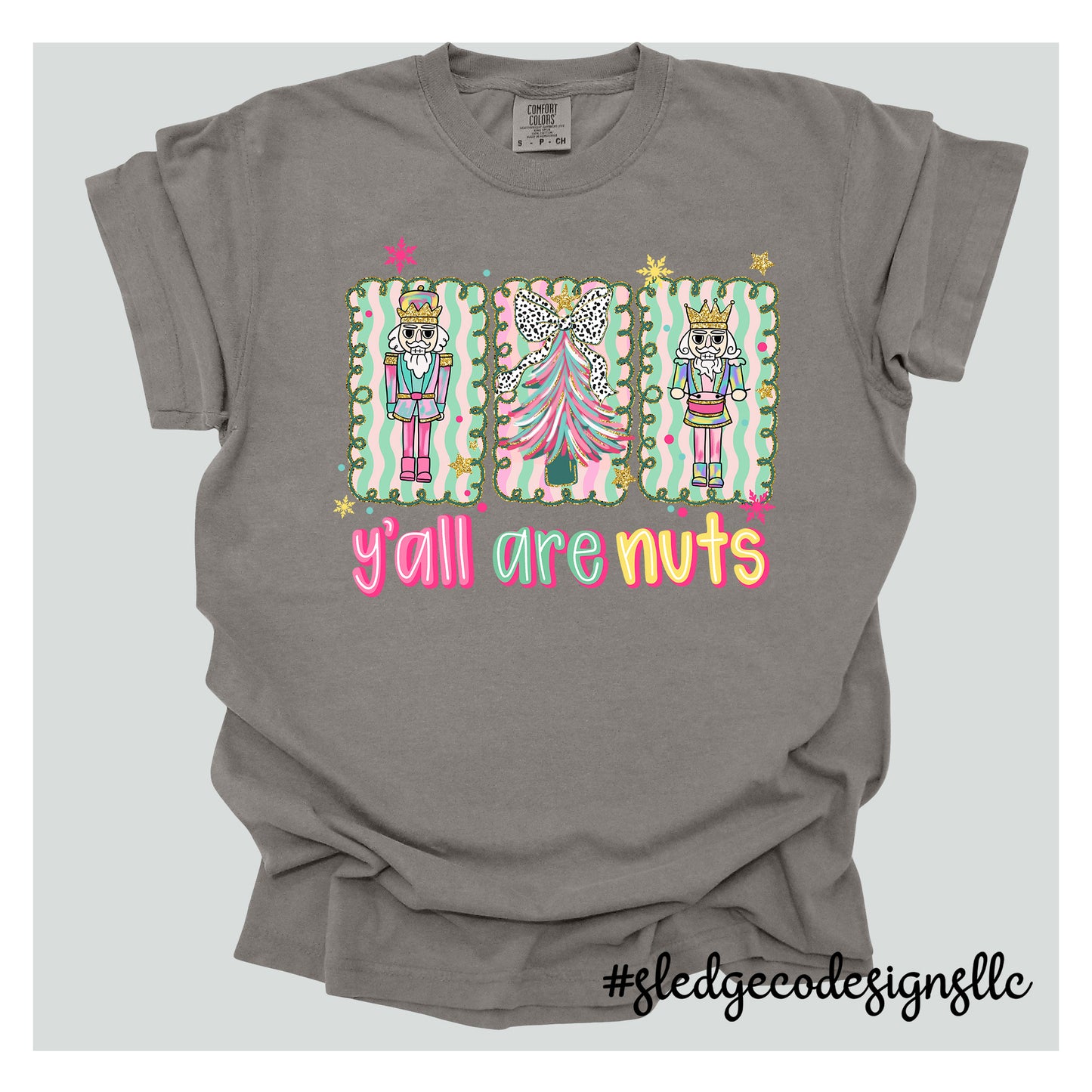 Y'ALL ARE NUTS CHRISTMAS | Custom Unisex TSHIRT
