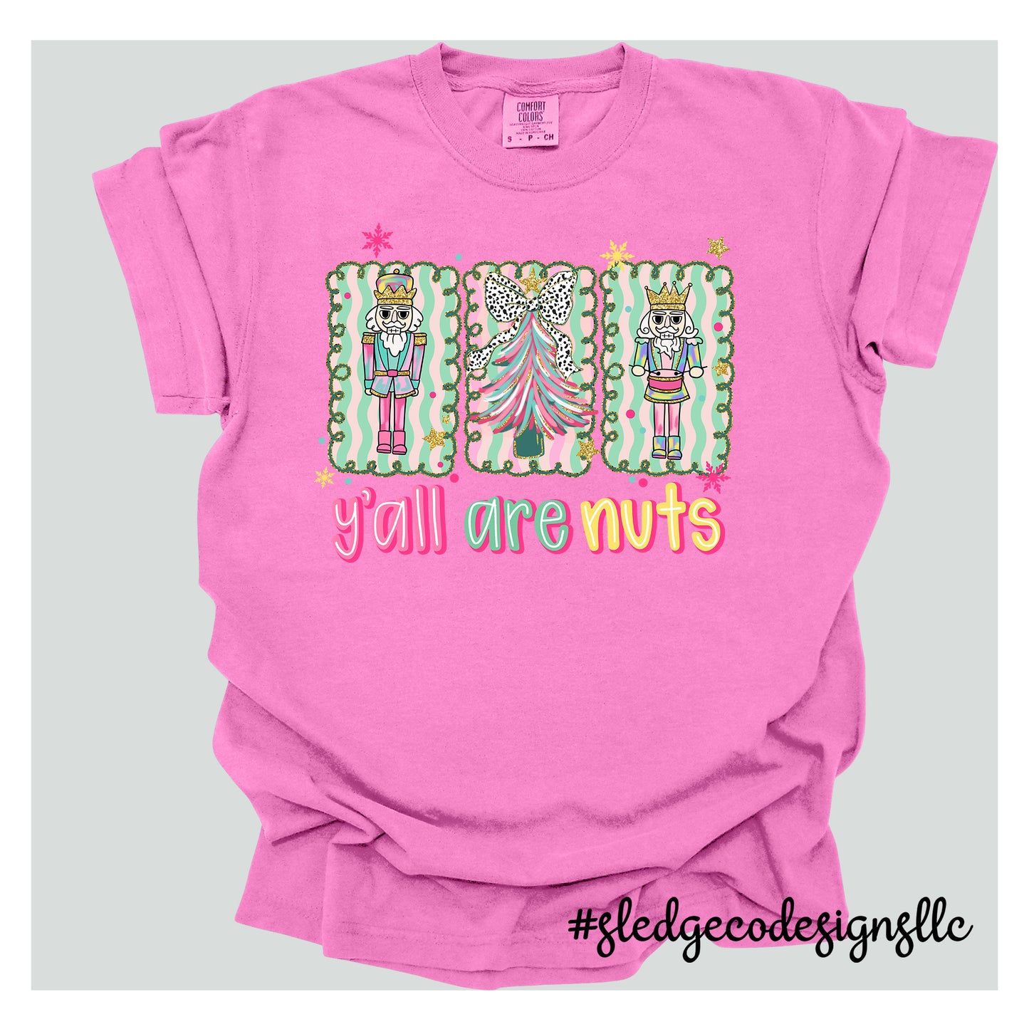 Y'ALL ARE NUTS CHRISTMAS | Custom Unisex TSHIRT