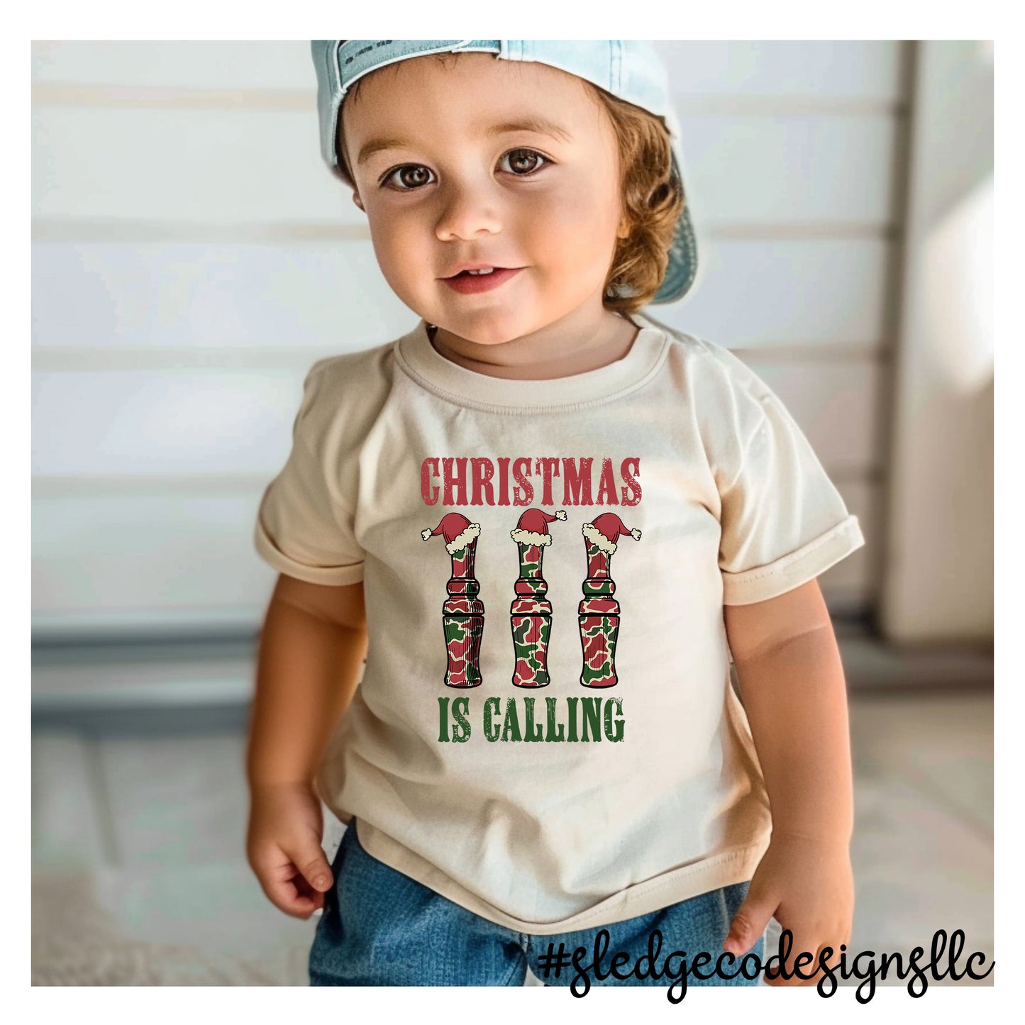 CHRISTMAS IS CALLING | DUCK CALLS | YOUTH - TODDLER - INFANT Custom TSHIRT