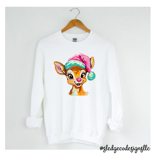 REINDEER | CHRISTMAS |  CUSTOM UNISEX Sweatshirt
