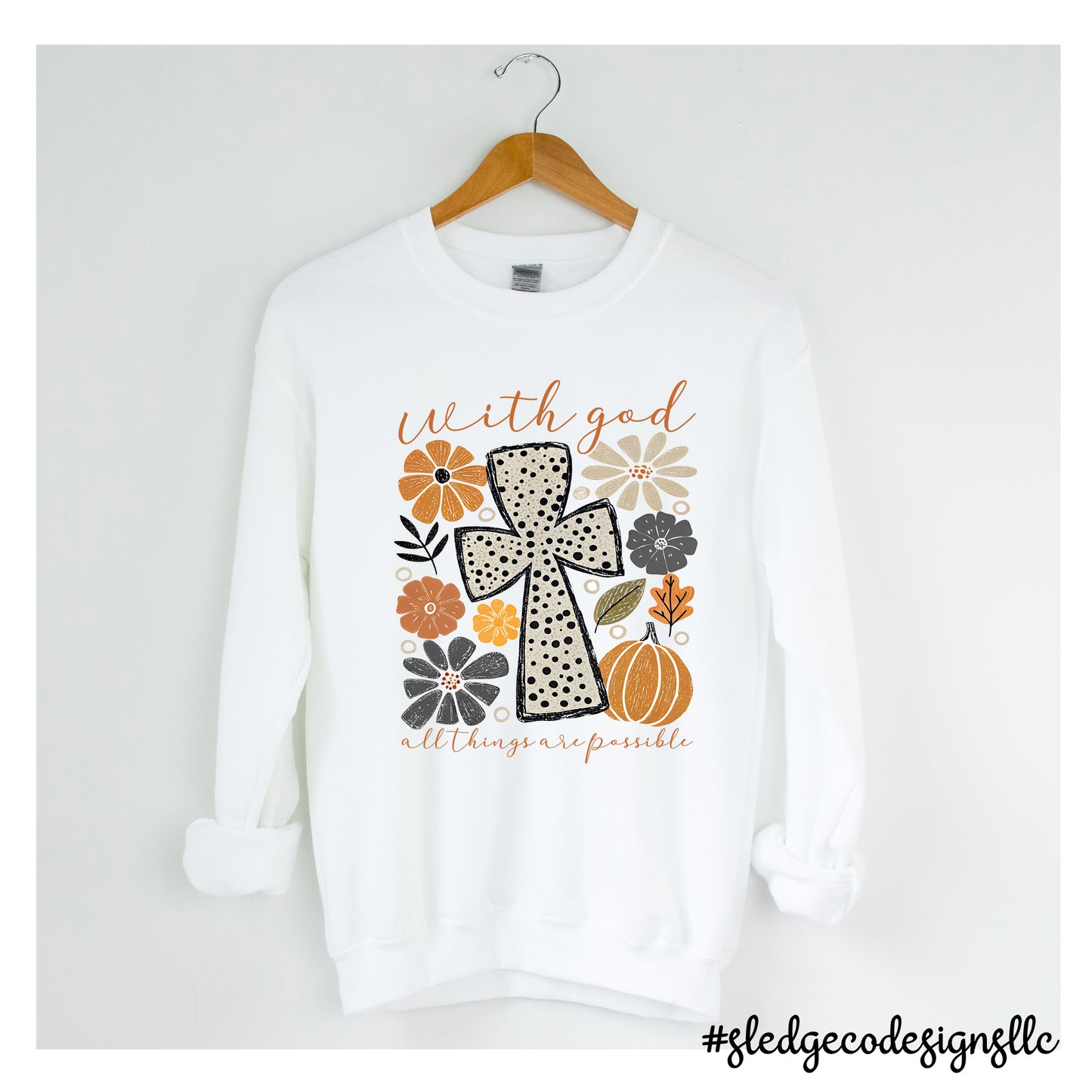 FALL | WITH GOD  |   CUSTOM UNISEX Sweatshirt