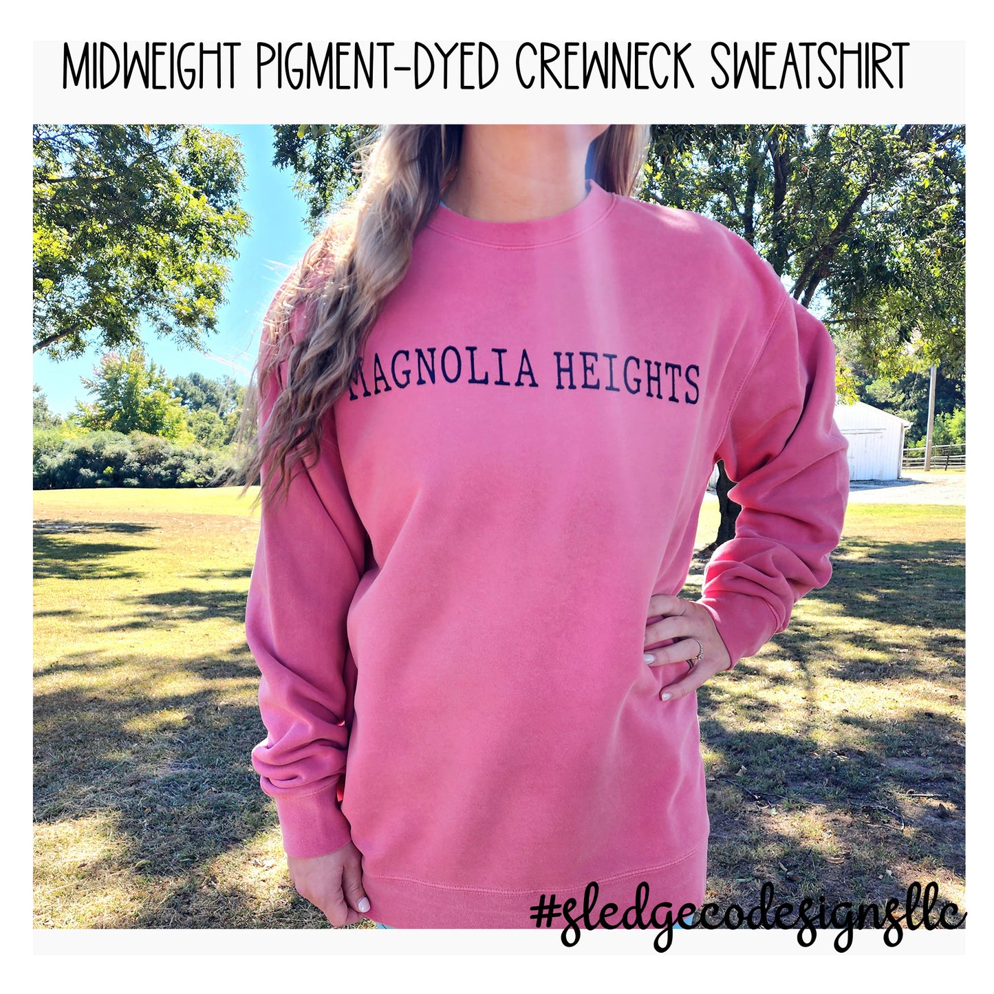 MAGNOLIA HEIGHTS CHIEFS | Independent Trading Co. - Midweight Pigment-Dyed Crewneck Sweatshirt
