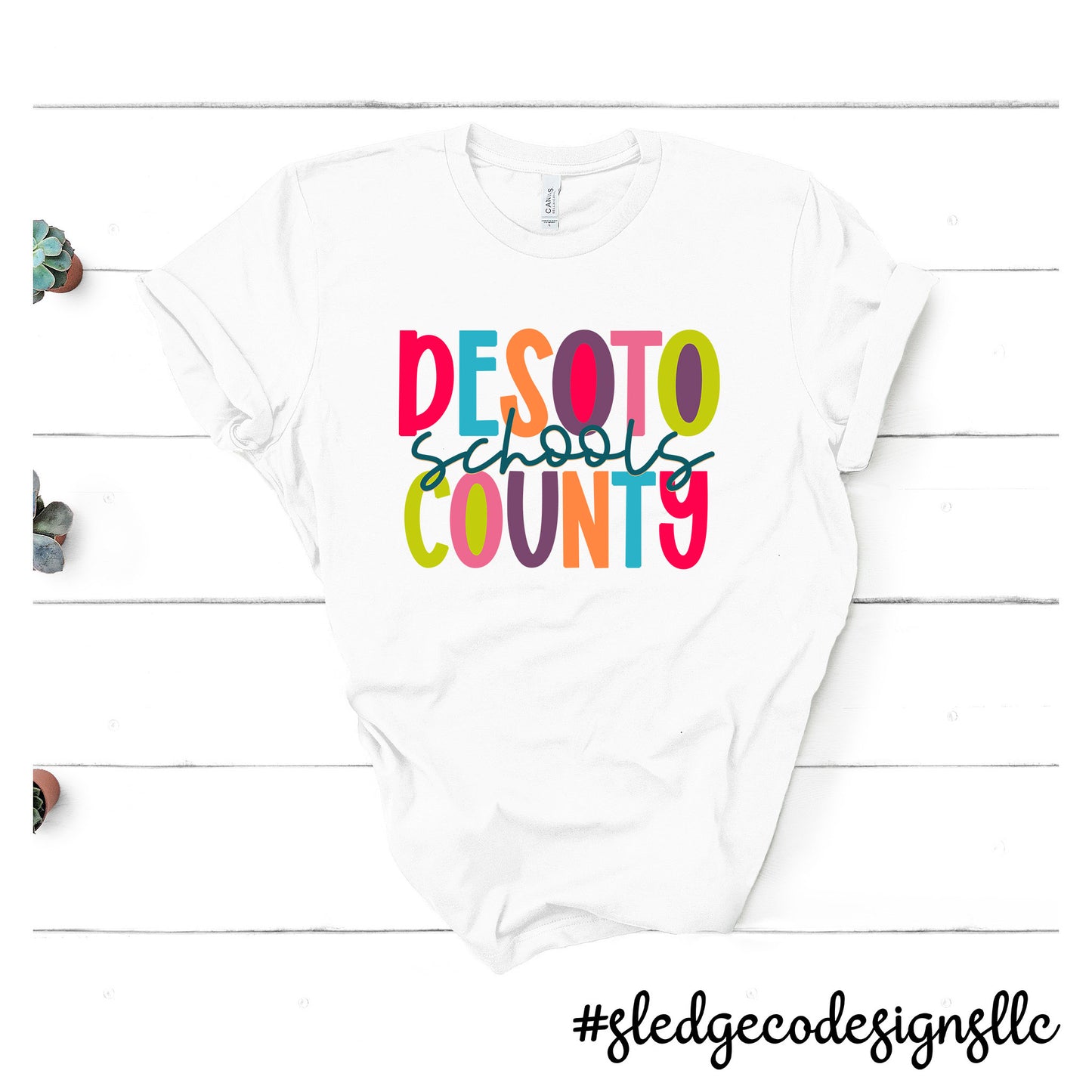 DESOTO COUNTY SCHOOLS BOLD | Custom UNISEX TSHIRT