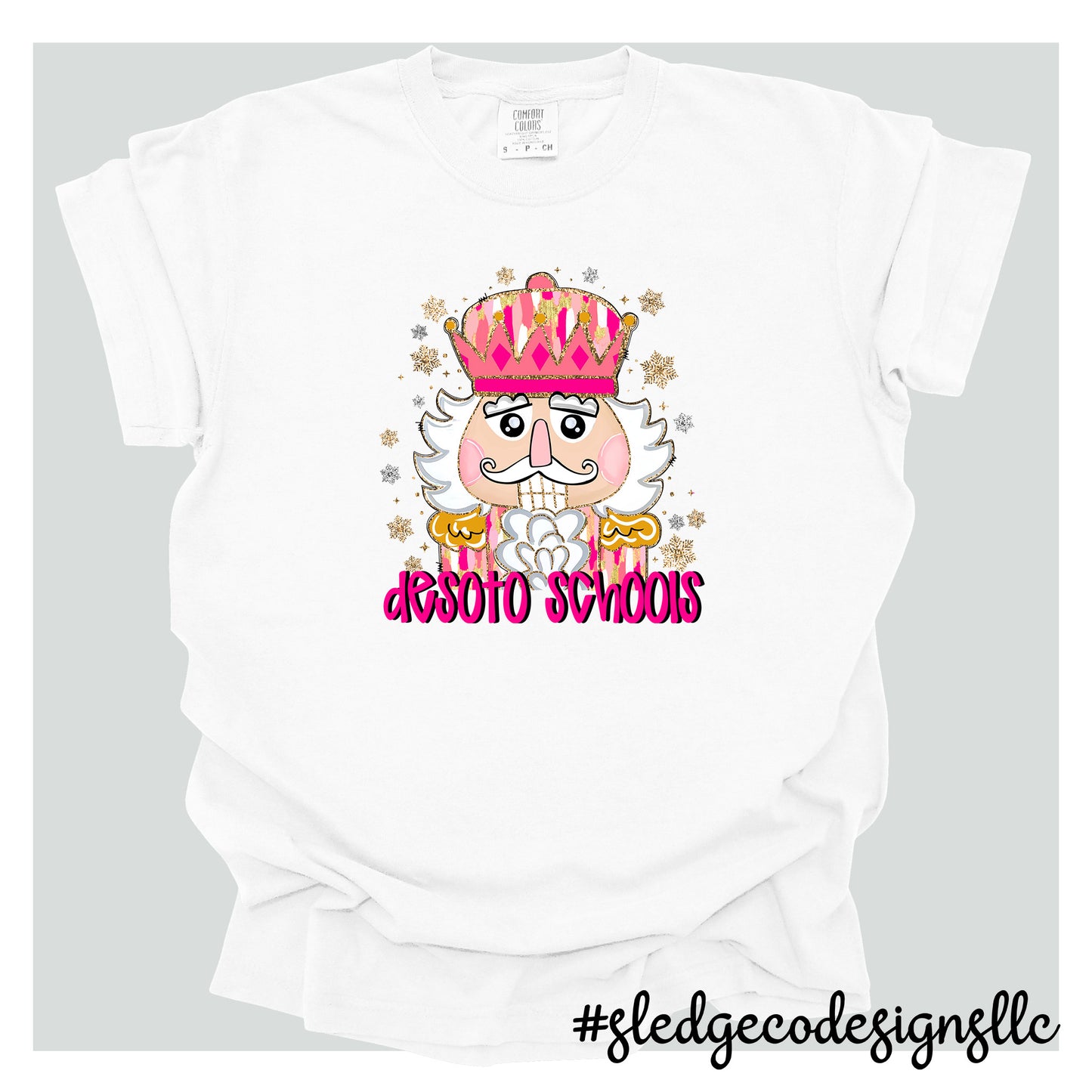 CUSTOM CHRISTMAS JOLY NUTCRACKER TSHIRTS | ADD YOUR NAME/SCHOOL | UNISEX TSHIRT