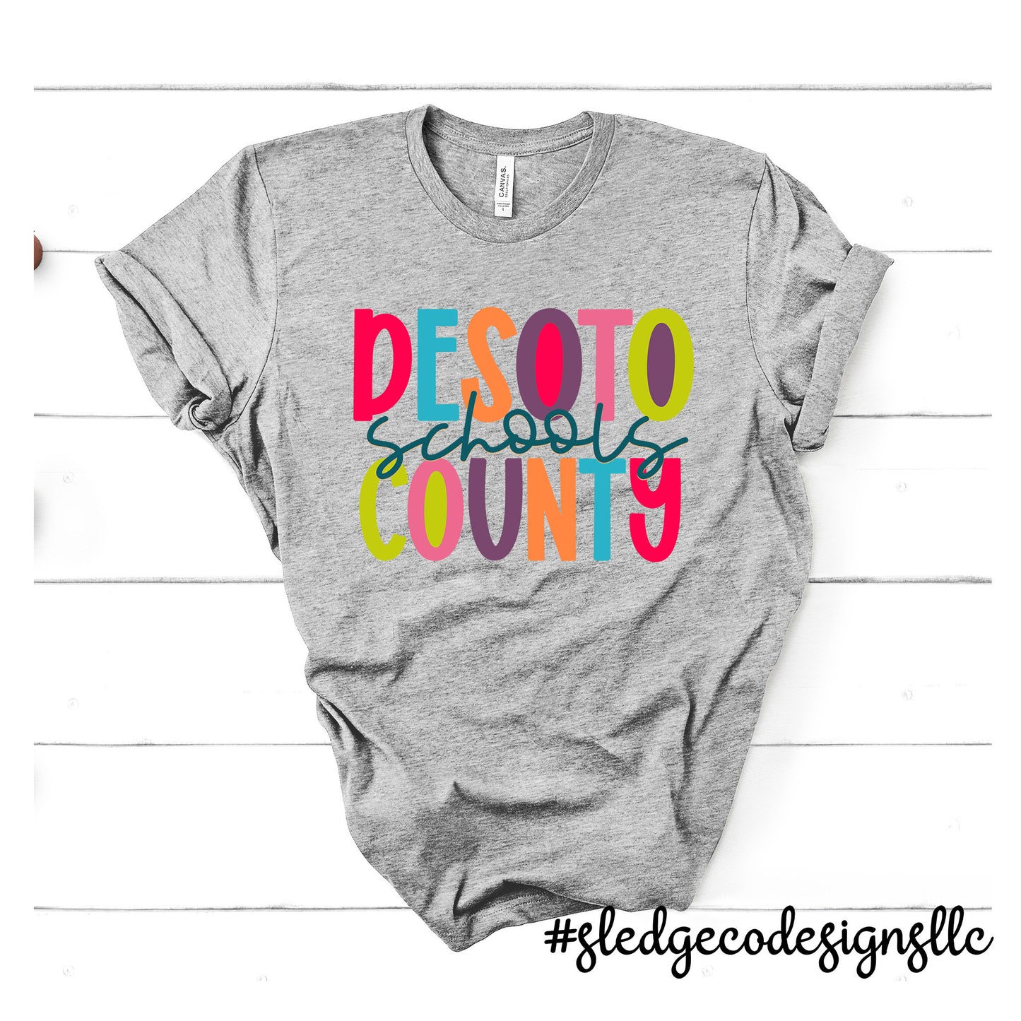 DESOTO COUNTY SCHOOLS | BOLD | Custom UNISEX TSHIRT