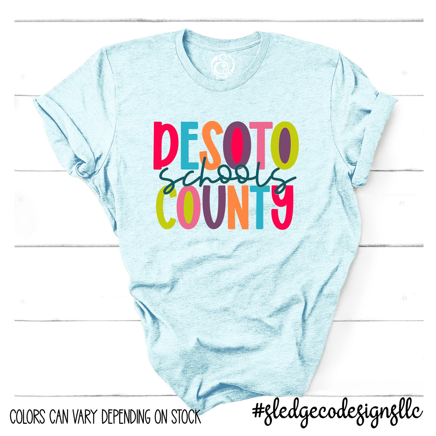 DESOTO COUNTY SCHOOLS BOLD | Custom UNISEX TSHIRT