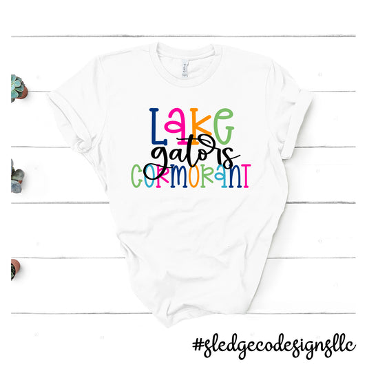 Lake Cormorant GATORS | COLORFUL | CUSTOM UNISEX TSHIRT