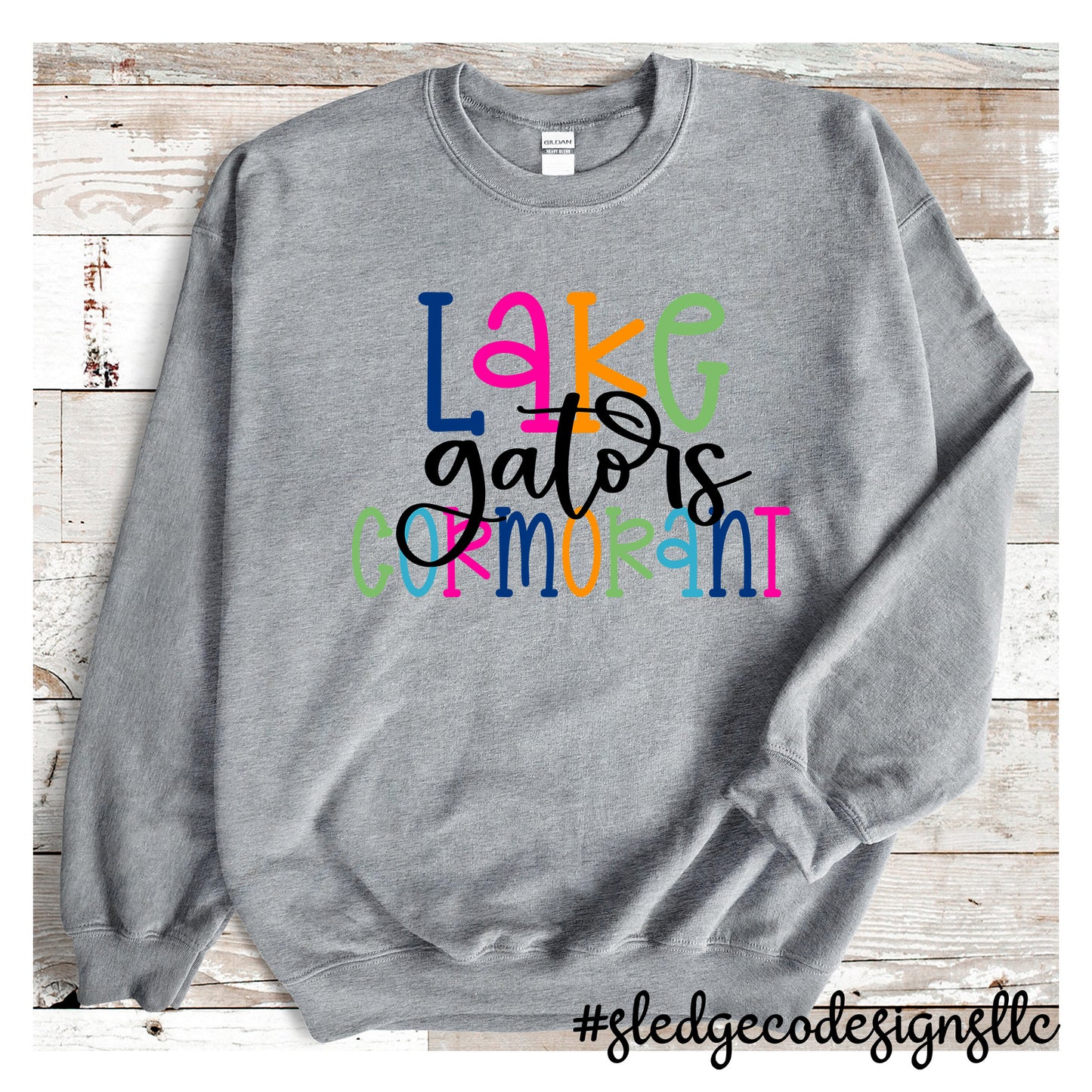 Lake Cormorant GATORS | COLORFUL | CUSTOM UNISEX SWEATSHIRT